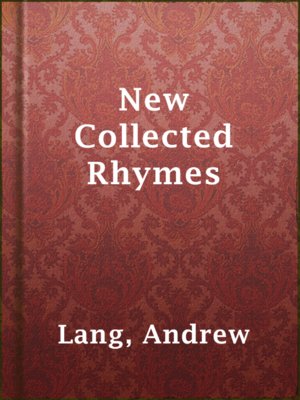 cover image of New Collected Rhymes